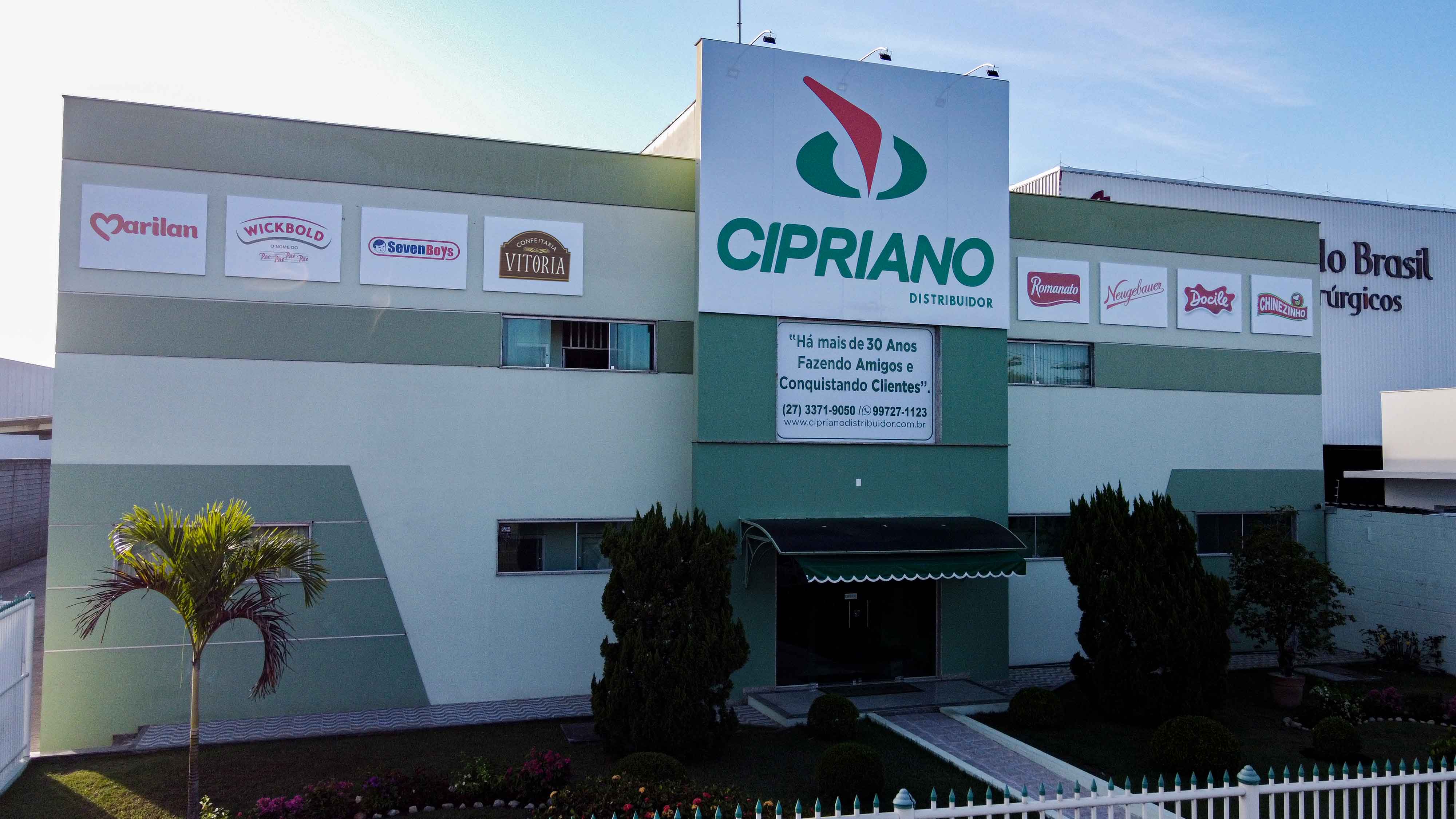 O Cipriano Distribuidor destaca-se por apresentarestrutura moderna, organizada e humana